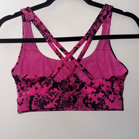 JoyLab Pink and Black Strappy Sports Bra - Picture 2 of 3